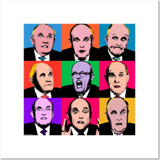 Warhol Giuliani Diptych - Andy Warhol Marilyn Monroe Parody Posters and Art